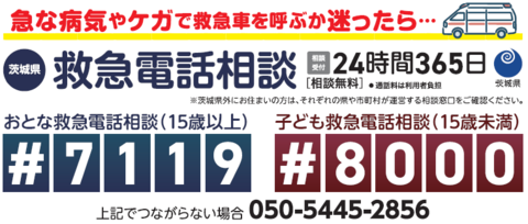 茨城県救急電話相談