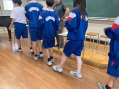 スパーツフェスティバル団リーダー選挙(1学年青団)