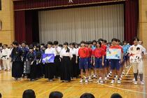 入場した各部活動