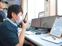 飛行状体験の様子1