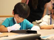 住宅建設体験の様子1