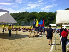 開閉会式の風景です