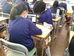 総合の時間の様子
